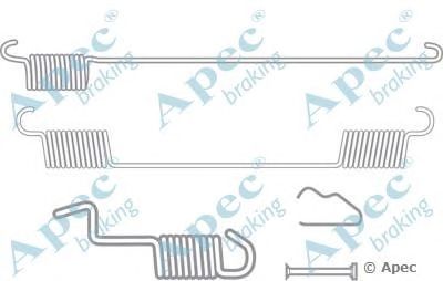 APEC BRAKING kit2038 -  Комплектующие, тормозная колодка